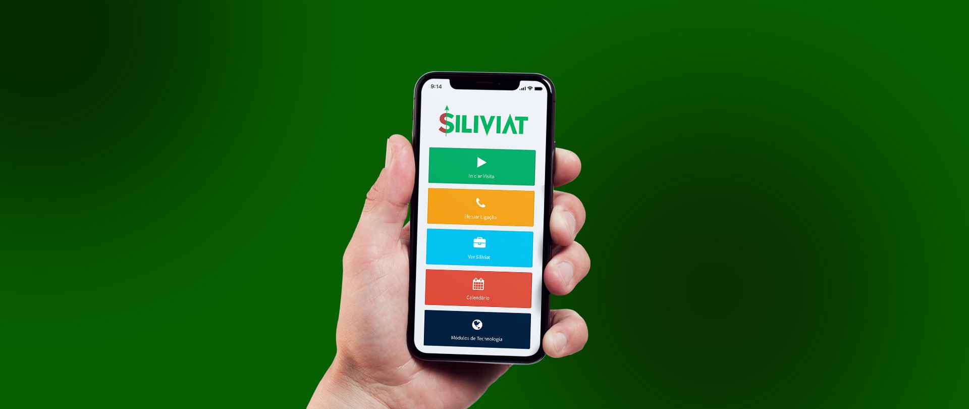 Foto: Siliviat, aplicativo de controle de vendedores com geolocalização